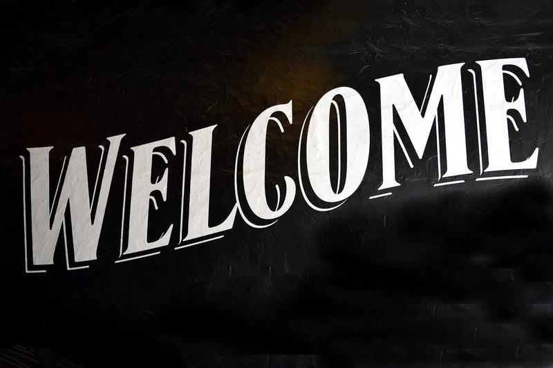 Welcome chalk board welcome chalk board