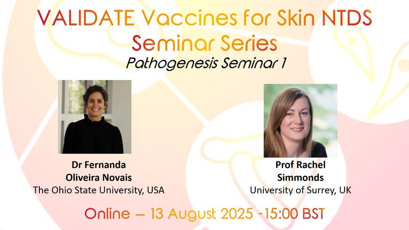 VALIDATE Vaccines for Skin NTDs Seminars - Pathogenesis Seminar 1