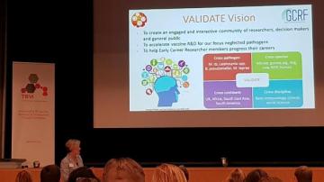 VALIDATE Director, Prof Helen McShane, talking at Les Diablerets 2019