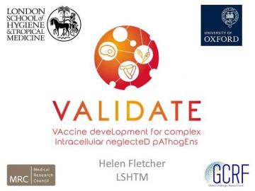 Helen Fletcher presents VALIDATE at the BactiVac annual meeting