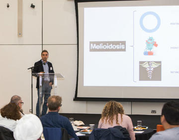 Dr Julen Tomas Cortazar speaking at the 3rd Annual Meeting Dr Julen Tomas Cortazar speaking at the 3rd Annual Meeting