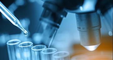 Lab microscope and test tubes lab microscope and test tubes