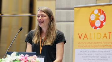 Paula presenting her VALIDATE funded research at the VALIDATE Annual Meeting 2025