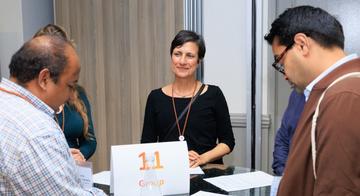 Sam taking part in the popular networking exercise at the VALIDATE Annual Meeting 2025