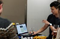 Andy Tran presenting his ELISpot Reader