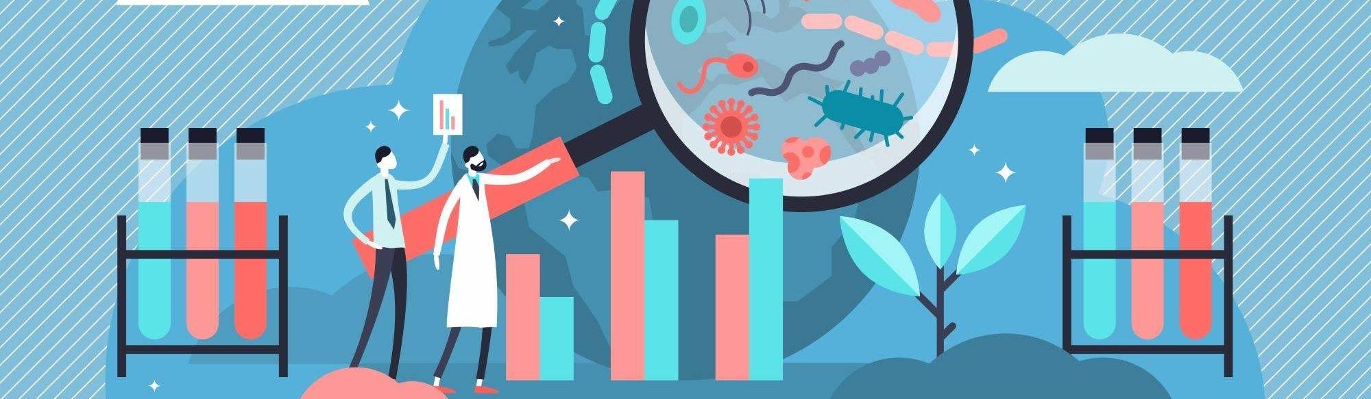 Epidemiology Vector Illustration