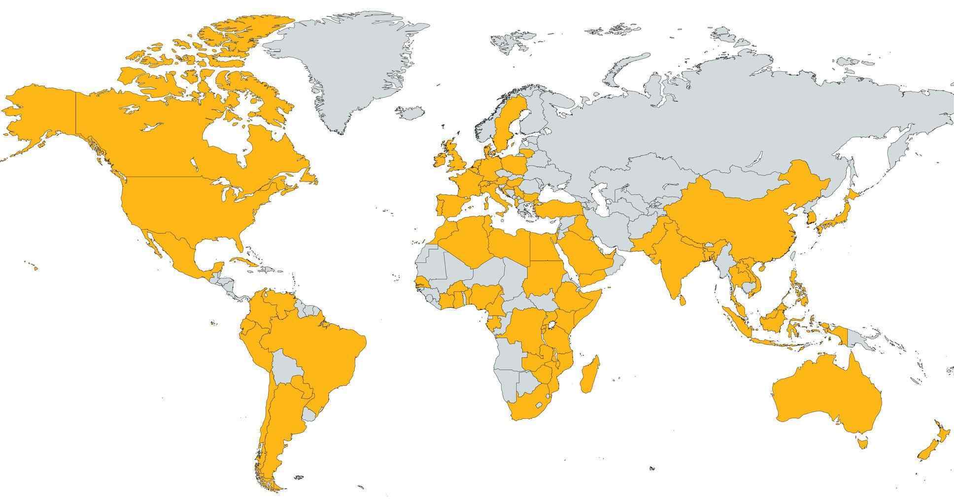 Map of Member Countries
