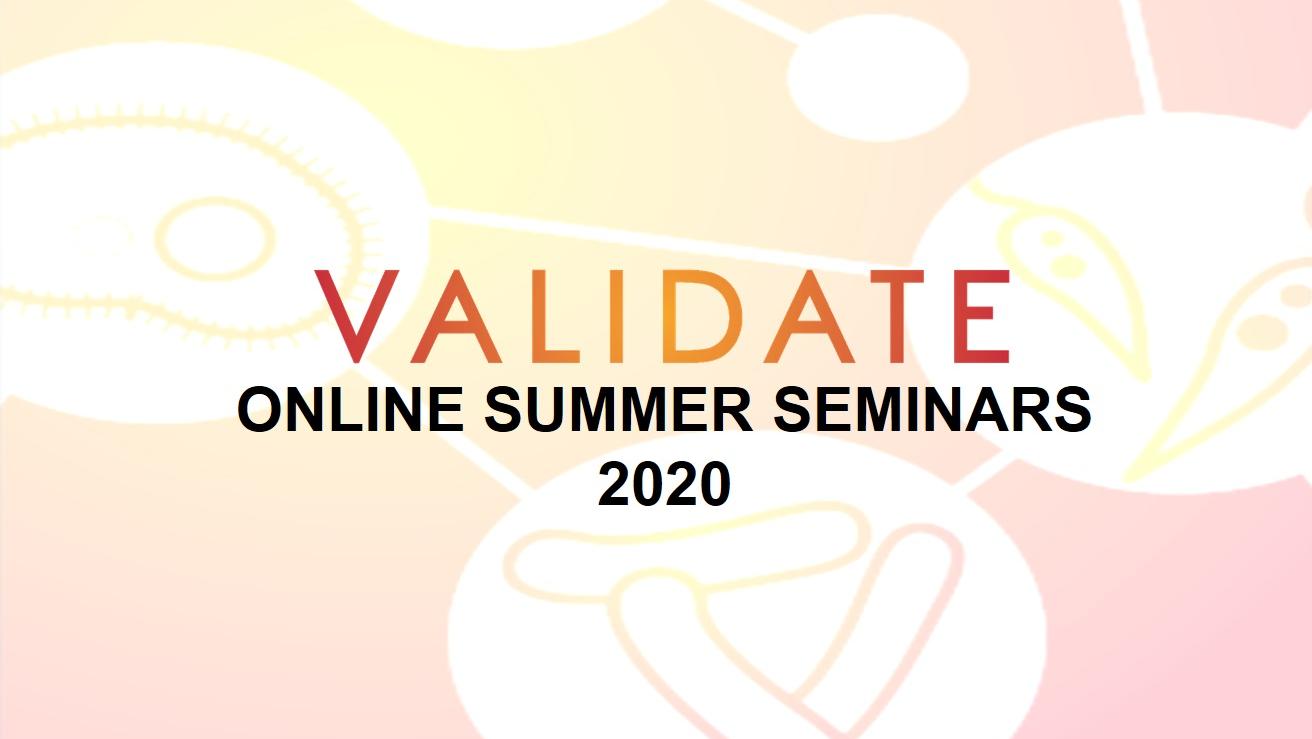 Validate Summer Seminars 2020