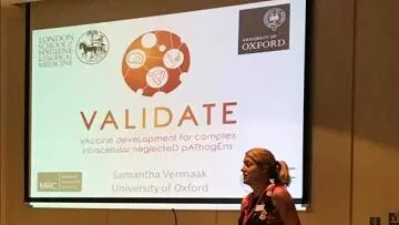Network Manager, Sam Vermaak, talking at the July 2018 Acid Fast Club 