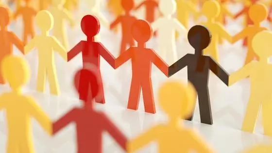 Cut out figures network 
