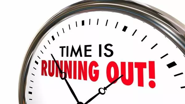 Time is running out!