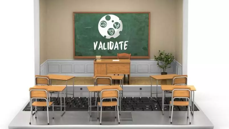 validate online school  small