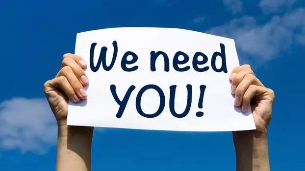 We need you!