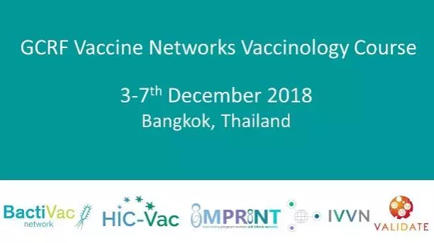 GCRF Vaccine Networks Vaccinology Workshop