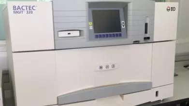 The MGIT machine, now housed in the Uganda laboratory