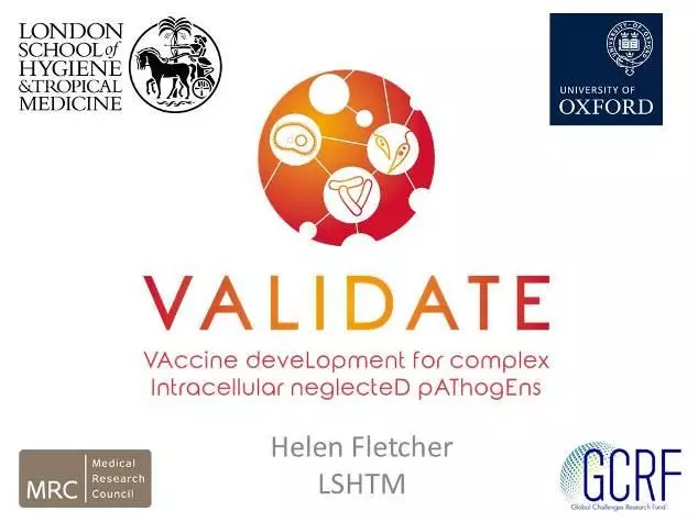 Helen Fletcher presents VALIDATE at the BactiVac annual meeting