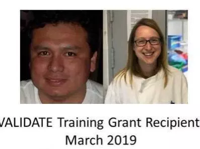 VALIDATE training grant recipients March 2019