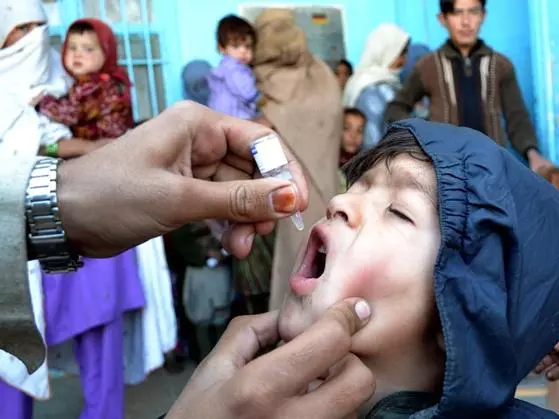 Polio vaccination, Pakistan (Asianet-Pakistan)