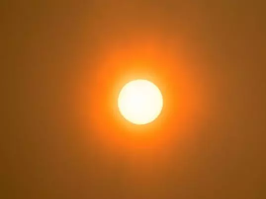 Orange skies in the UK, courtesy of ex-hurricane Ophelia
