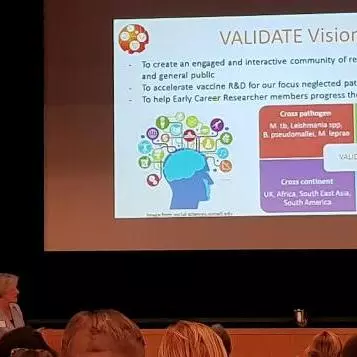 VALIDATE Director, Prof Helen McShane, talking at Les Diablerets 2019