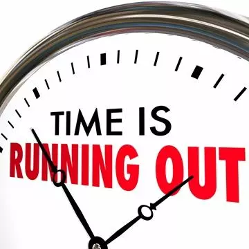 Time is running out!