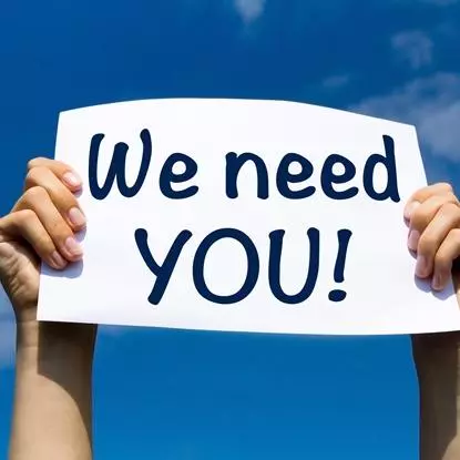 We need you!
