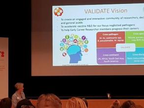 VALIDATE Director, Prof Helen McShane, talking at Les Diablerets 2019