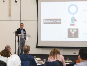 Dr Julen Tomas Cortazar speaking at the 3rd Annual Meeting