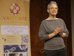 Adelaida at Chasing Parasites talk