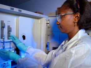 DNA analysis (credit: CDC)
