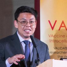 Cristian Segura Cerda speaking at the VALIDATE Annual Meeting 2023