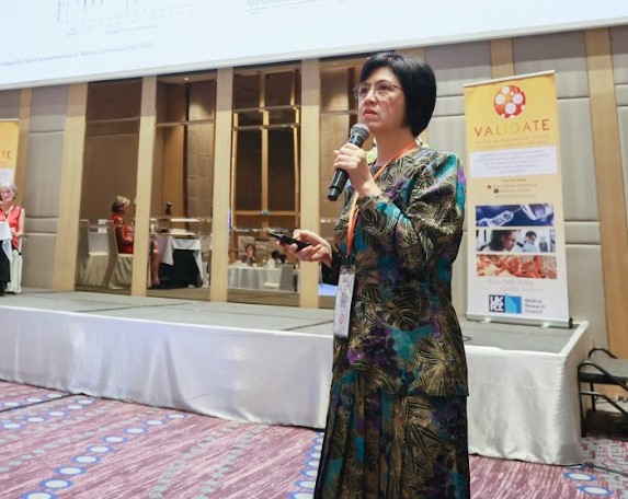 Prof Narisara Chantratita delivering her Keynote Talk
